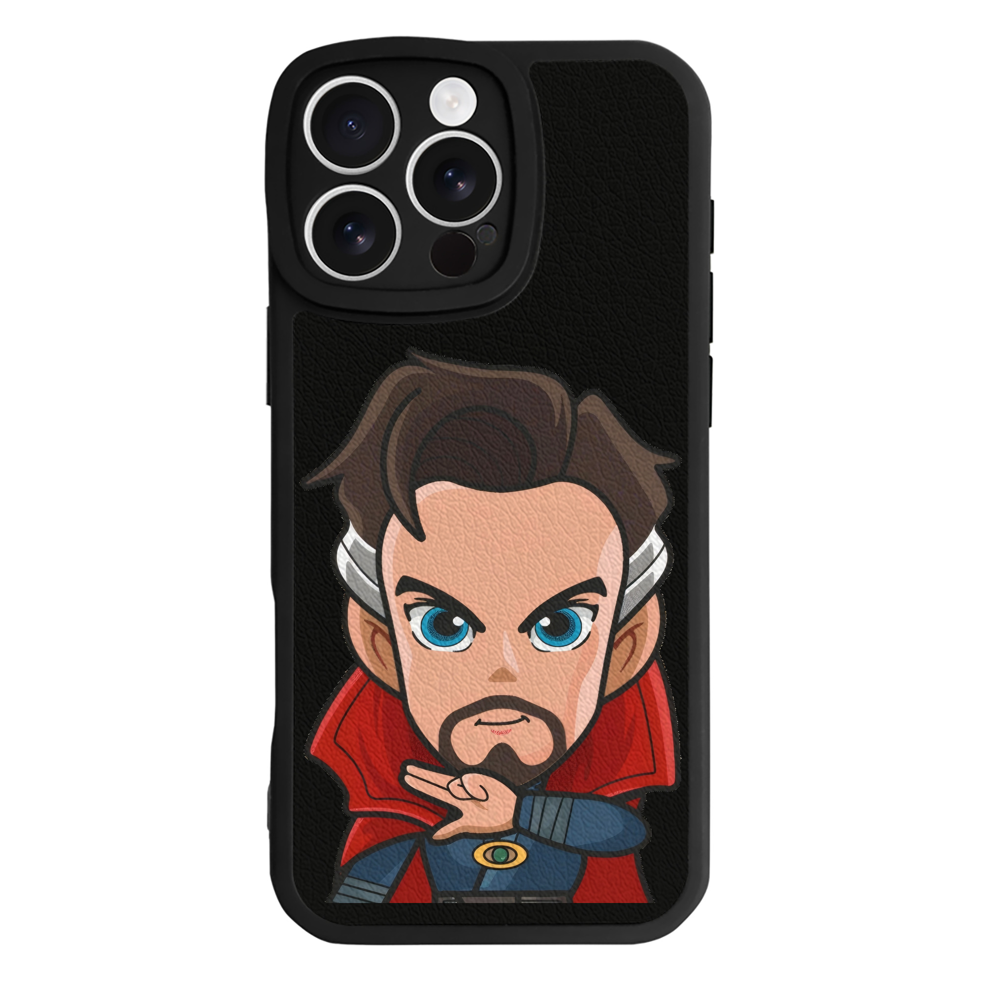 （画像用） アベンジャーズ The Avengers 【iPhone 16シリーズ対応】シリコンスマホケース（レザー調） 材質：シリコン